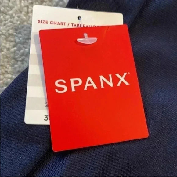 SPANX Look at Me Now Seamless Leggings Port Navy Size 3X NWT - Picture 3 of 5